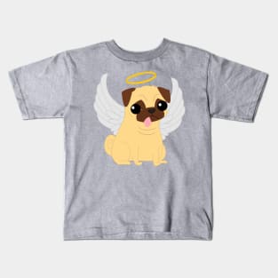 Angel Pug Kids T-Shirt